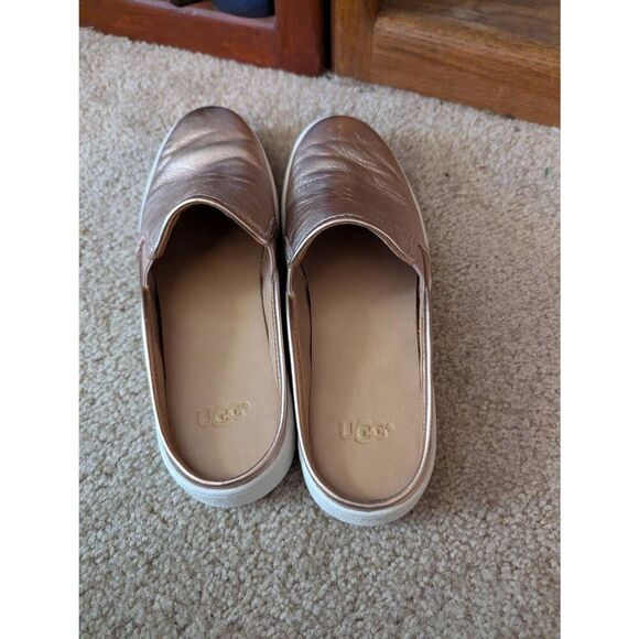 Uggs Sample Size: lady W8.5 Slipper Comfort Shoes Slip On Copper Pink - Picture 2 of 5